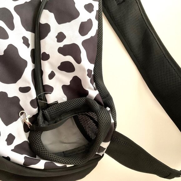 NEW CARRIER SLING BAG BREATHABLE MESH COW PRINT - Picture 6 of 12